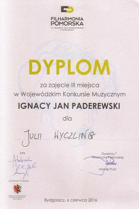 paderewski-Julia - dyplom