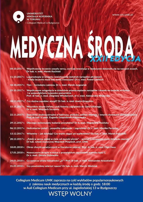 22 medyczna sroda plakat 2017